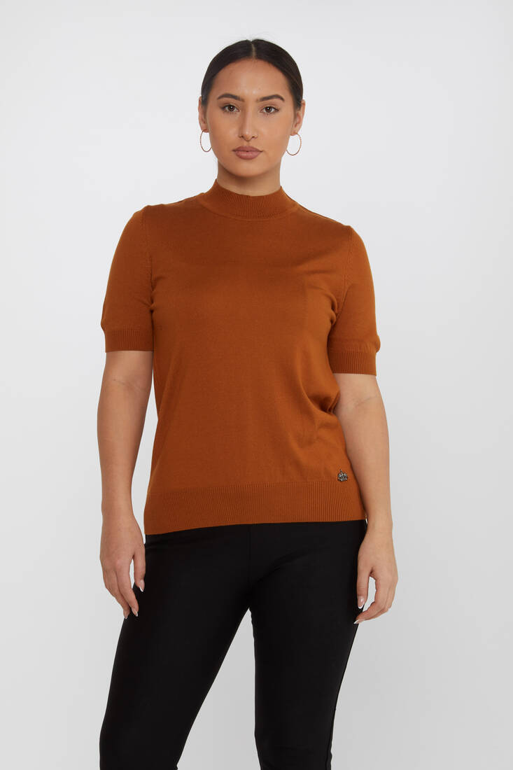 Kadın Triko Basic Taba - 16168 | KAZEE