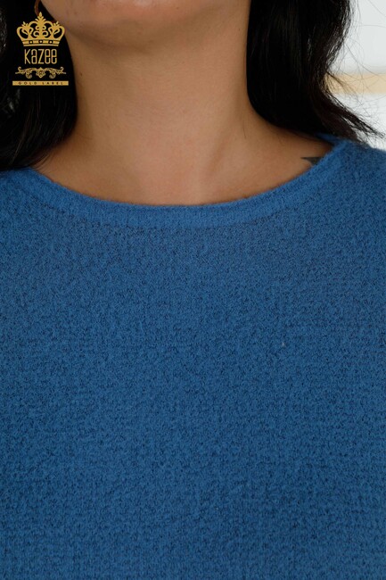 Women's Knitwear Bat Sleeve Blue - 30293 | KAZEE - Thumbnail