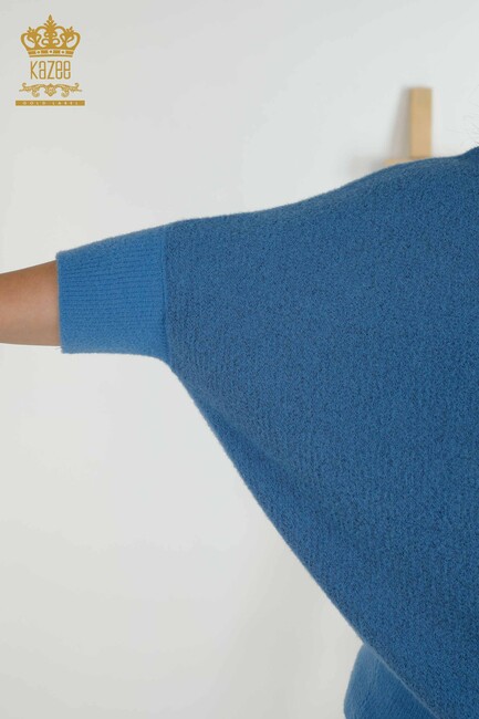 Women's Knitwear Bat Sleeve Blue - 30293 | KAZEE - Thumbnail