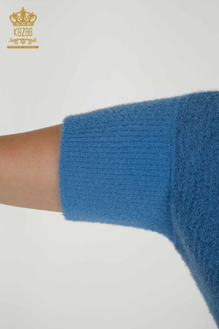 Women's Knitwear Bat Sleeve Blue - 30293 | KAZEE - Thumbnail