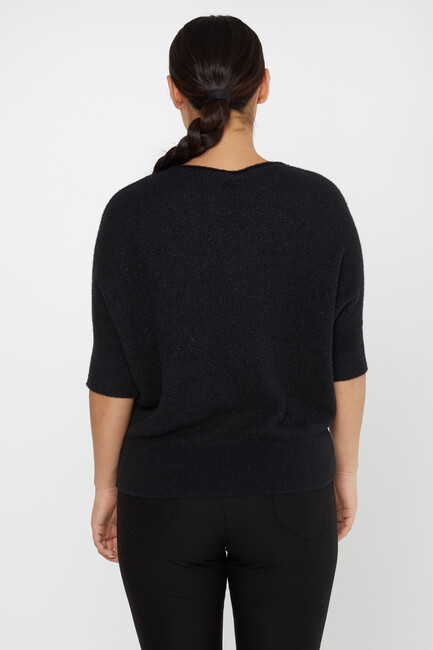 Women's Angora Batwing Sleeve Black - 30293 | KAZEE - Thumbnail