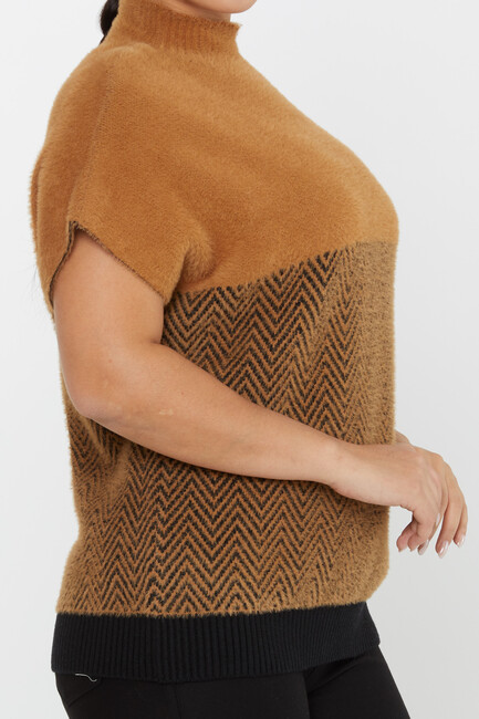 Women's Angora Knitwear American Camel - 30187 | KAZEE - Thumbnail