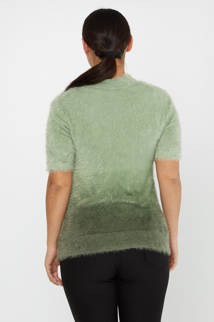 Women's Angora Knitwear American Model Khaki - 31014 | KAZEE - Thumbnail