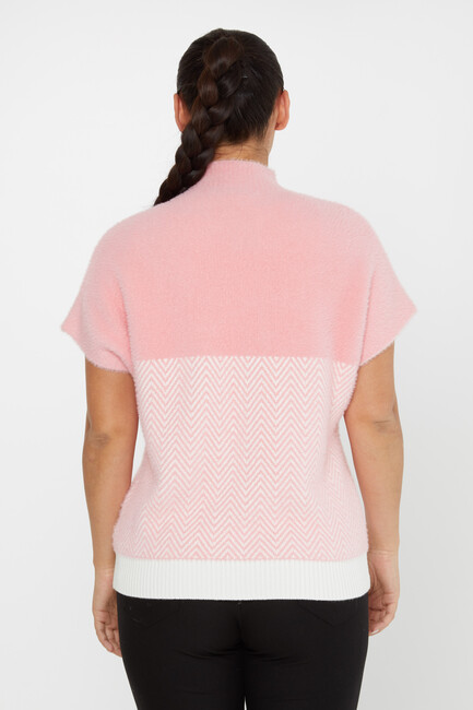 Women's Angora Sweater American Pink - 30187 | KAZEE - Thumbnail