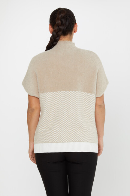 Women's Angora Knitwear American Stone - 30187 | KAZEE - Thumbnail