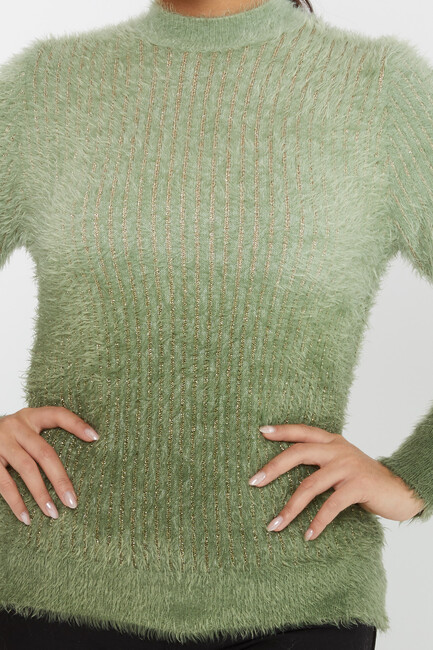 Women's Angora Sweater Color Transitional Khaki - 30796 | KAZEE - Thumbnail