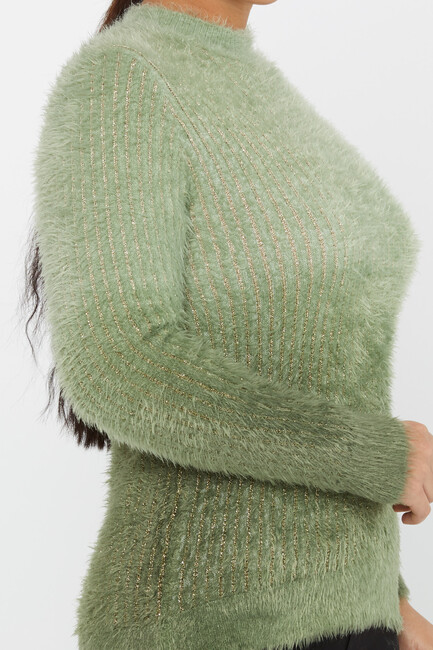 Women's Angora Sweater Color Transitional Khaki - 30796 | KAZEE - Thumbnail