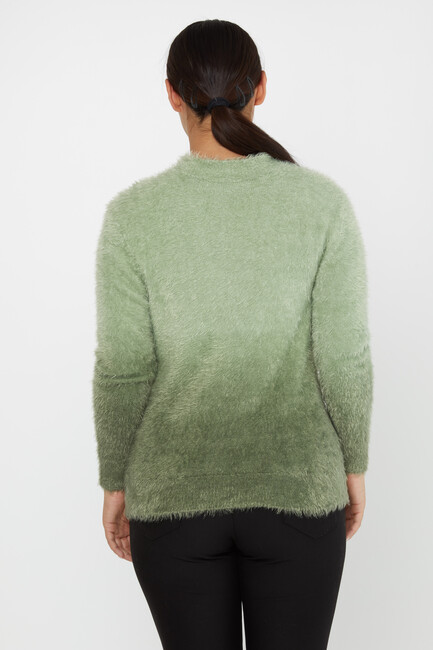 Women's Angora Sweater Long Sleeve Khaki - 31015 | KAZEE - Thumbnail