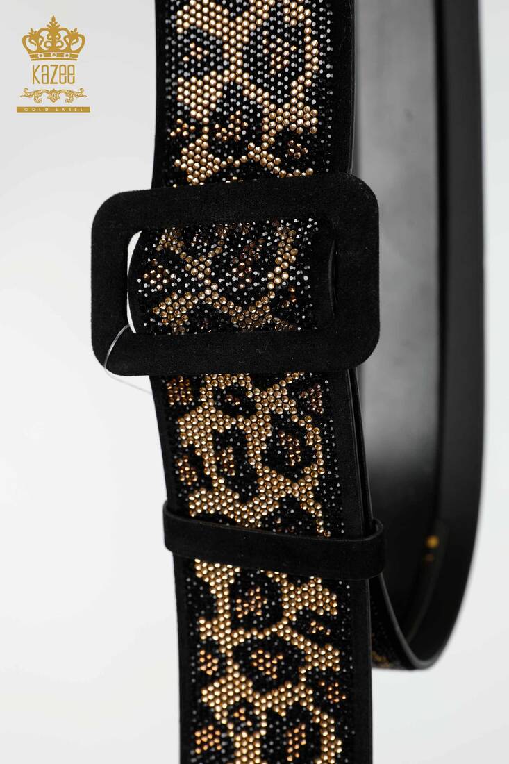 Women's Belt Leopard Pattern Black - 509 | KAZEE