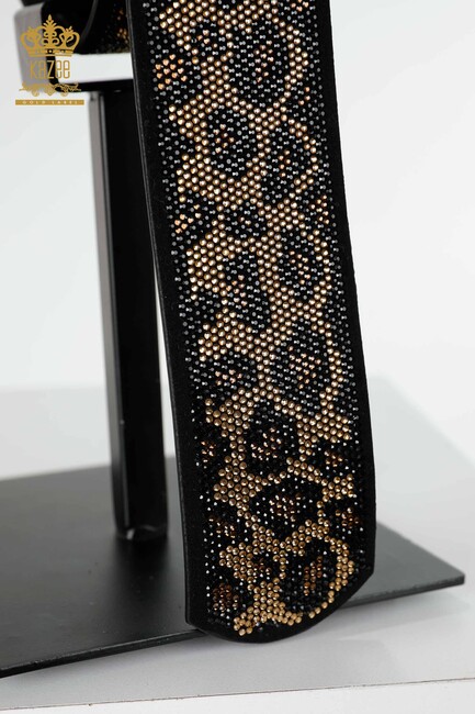 Women's Belt Leopard Pattern Black - 509 | KAZEE - Thumbnail