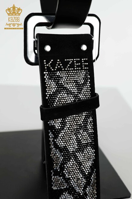 Women's Belt Patterned Black - 510 | KAZEE - Thumbnail