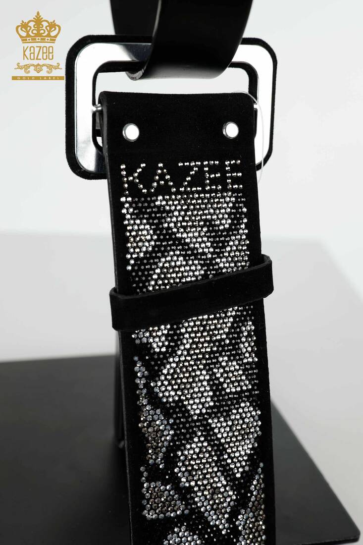 Women's Belt Patterned Black - 510 | KAZEE