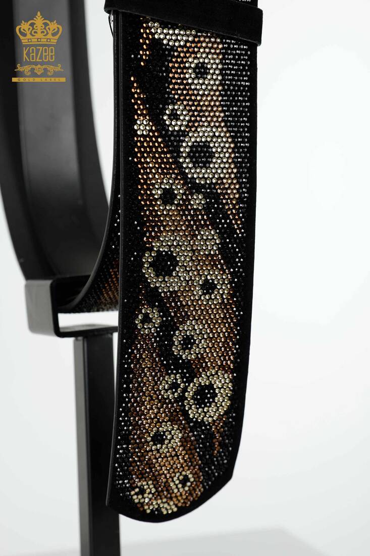 Women's Belt Patterned Black - 534 | KAZEE