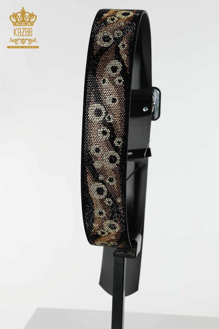 Women's Belt Patterned Black - 534 | KAZEE