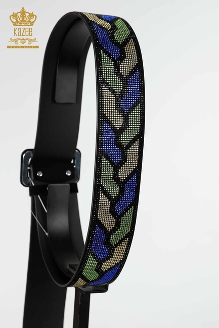 Women's Belt Stone Embroidered Pattern - 524 | KAZEE - Thumbnail