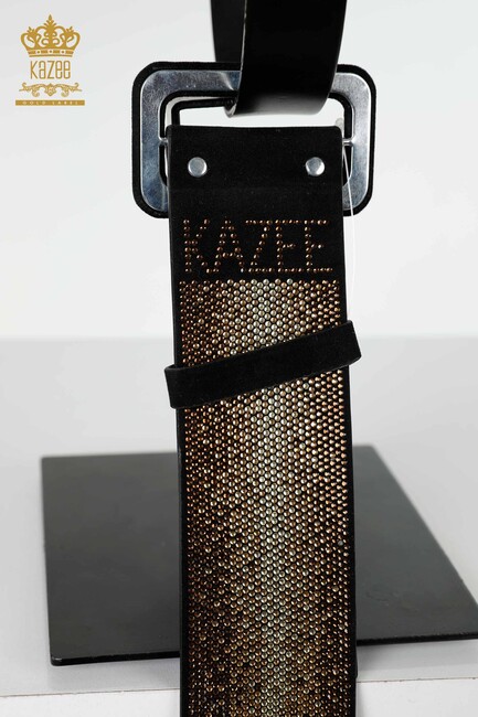 Women's Belt Letter Pattern Gold - 536 | KAZEE - Thumbnail