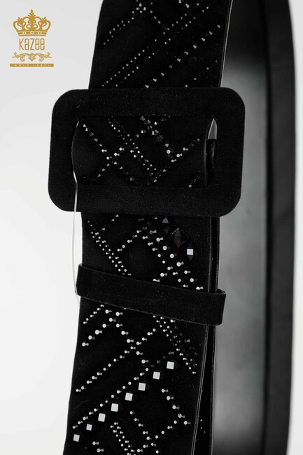 Women's Belt Written Black - 540 | KAZEE - Thumbnail