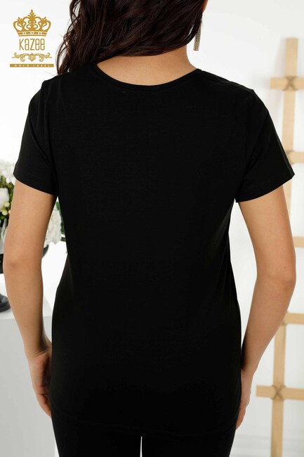 Women's Blouse Basic Black - 79178 | KAZEE - Thumbnail