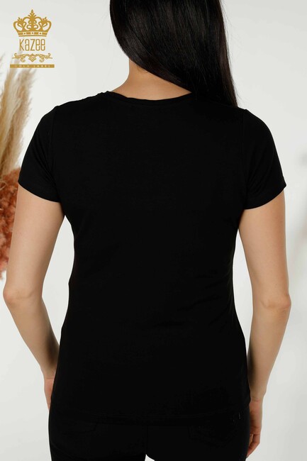 Women's Blouse Basic Black - 79287 | KAZEE - Thumbnail