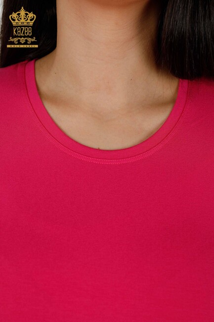 Women's Blouse Basic Fuchsia - 79287 | KAZEE - Thumbnail