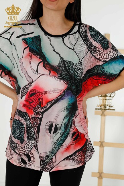 Women's Blouse Digital Printed Digital - 12098 | KAZEE - Thumbnail