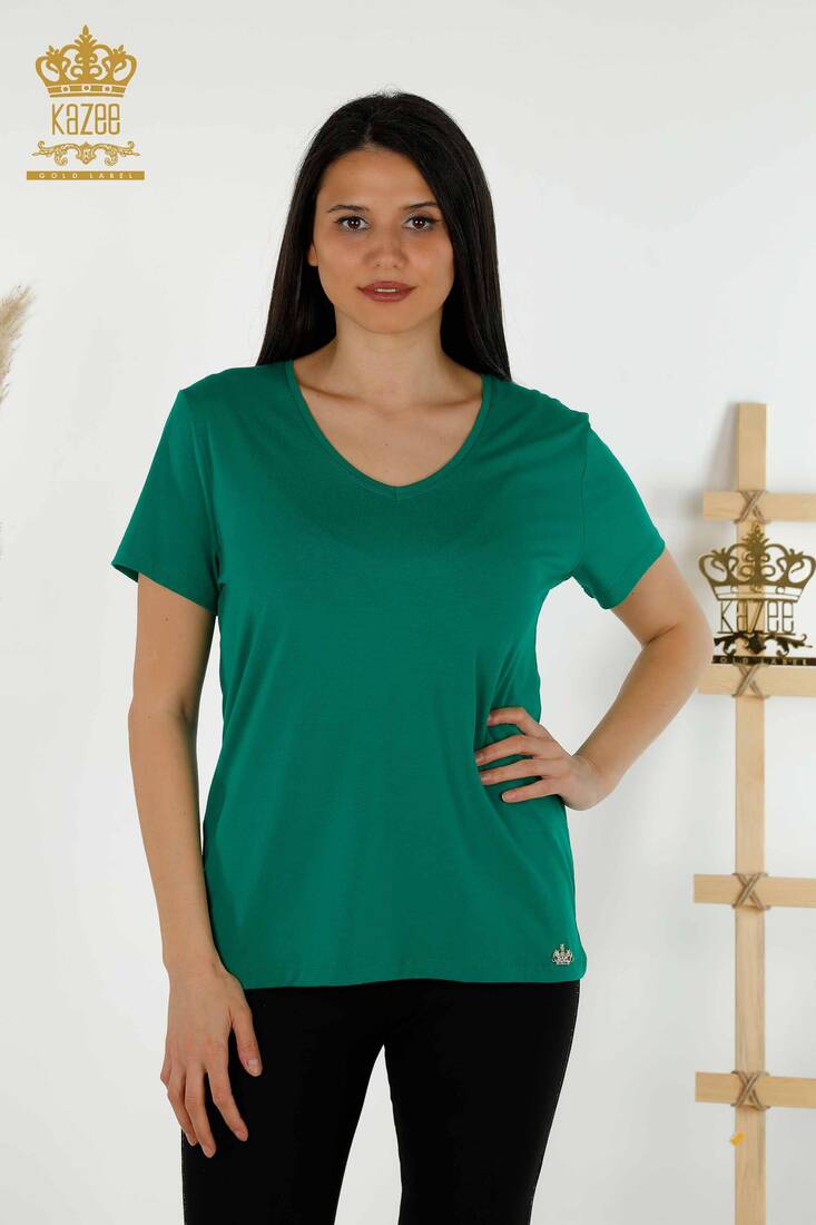 Women's Blouse Kazee Logo Green - 79179 | KAZEE