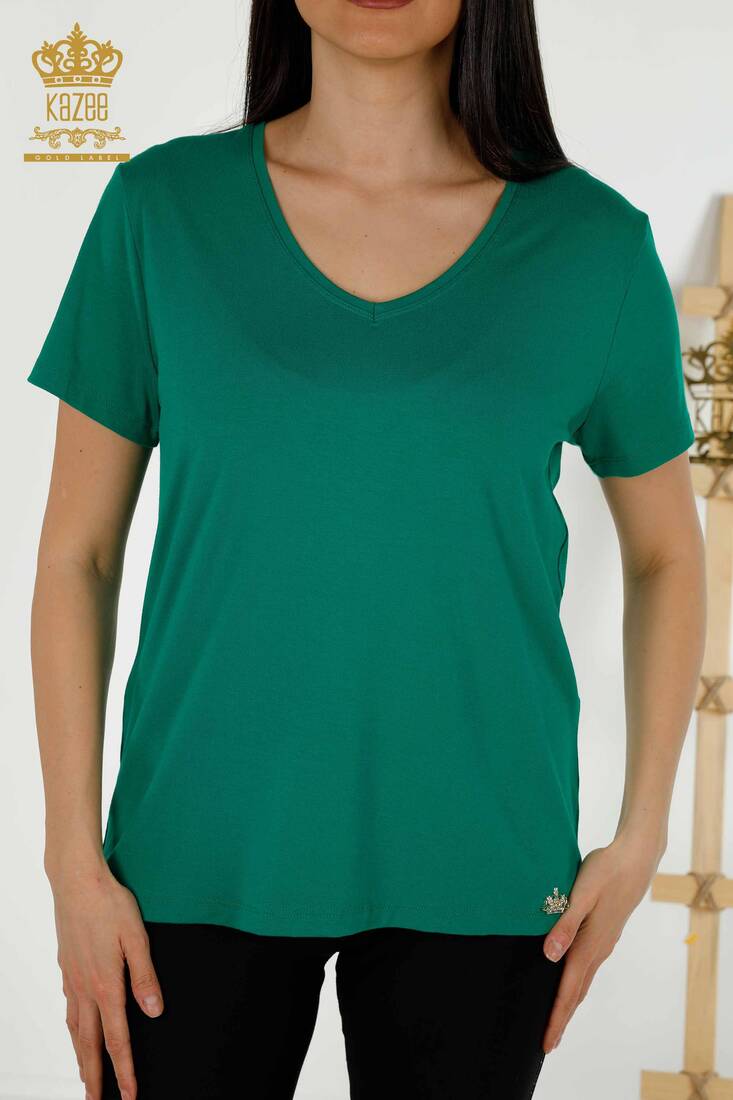 Women's Blouse Kazee Logo Green - 79179 | KAZEE