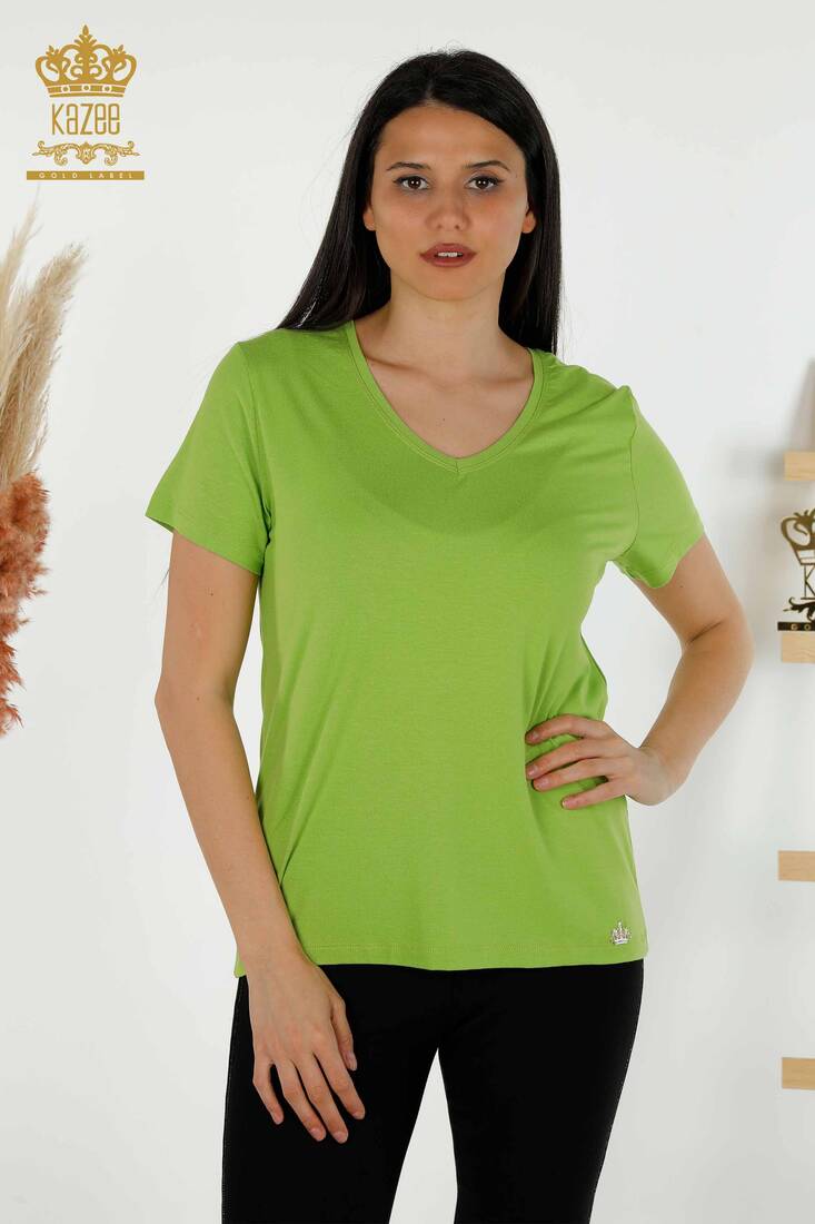 Women's Blouse Kazee Logo Pistachio Green - 79179 | KAZEE