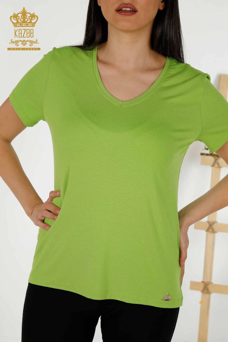 Women's Blouse Kazee Logo Pistachio Green - 79179 | KAZEE