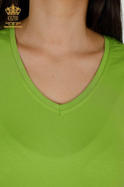 Women's Blouse Kazee Logo Pistachio Green - 79179 | KAZEE - Thumbnail