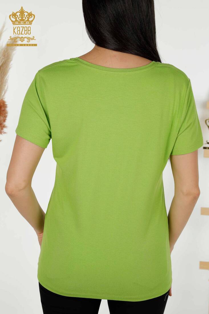 Women's Blouse Kazee Logo Pistachio Green - 79179 | KAZEE