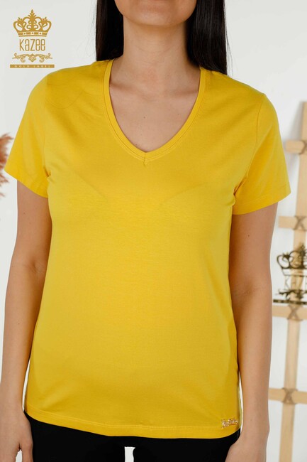 Women's Blouse Kazee Logo Yellow - 79179 | KAZEE - Thumbnail