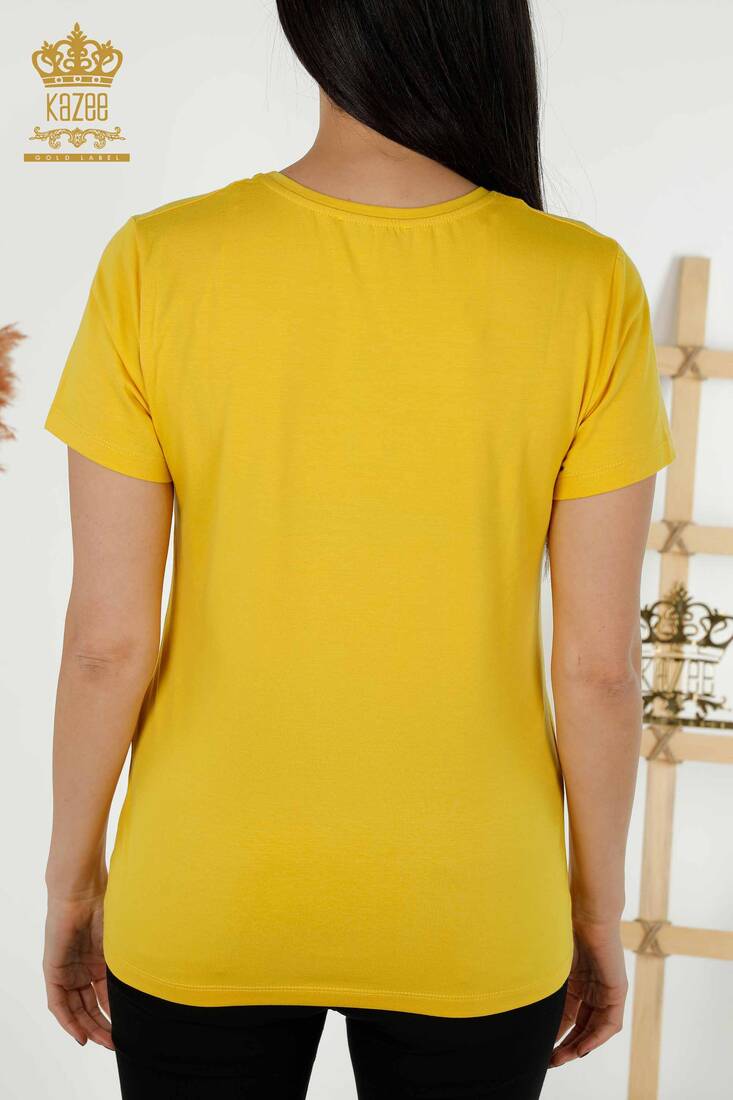 Women's Blouse Kazee Logo Yellow - 79179 | KAZEE