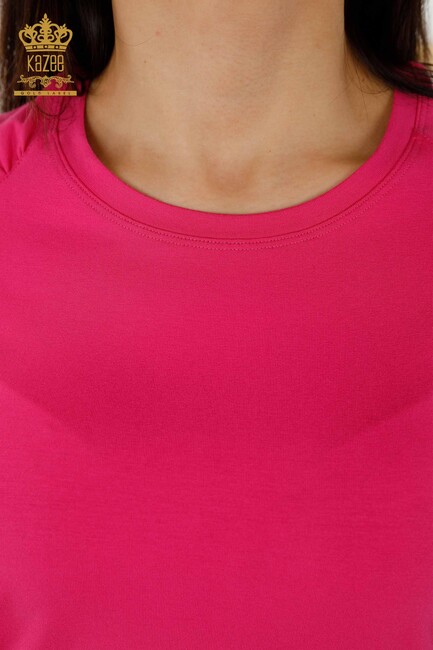 Women's Blouse Logo Fuchsia - 79219 | KAZEE - Thumbnail