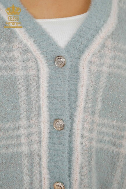 Women's Cardigan Buttoned Mint - 30177 | KAZEE - Thumbnail