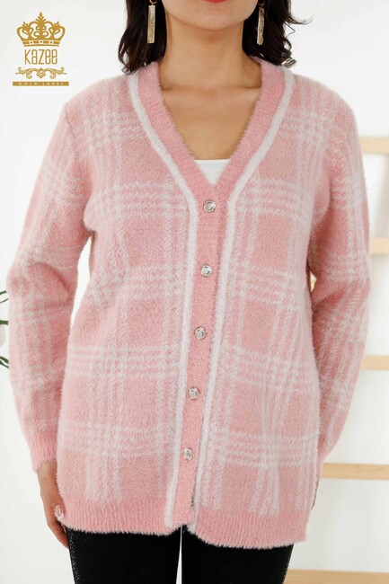 Women's Cardigan Buttoned Powder - 30177 | KAZEE - Thumbnail