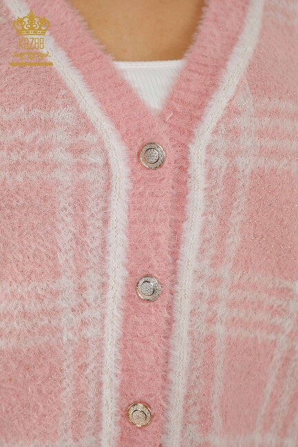 Women's Cardigan Buttoned Powder - 30177 | KAZEE - Thumbnail