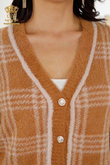 Women's Cardigan Buttoned Beige - 30177 | KAZEE - Thumbnail