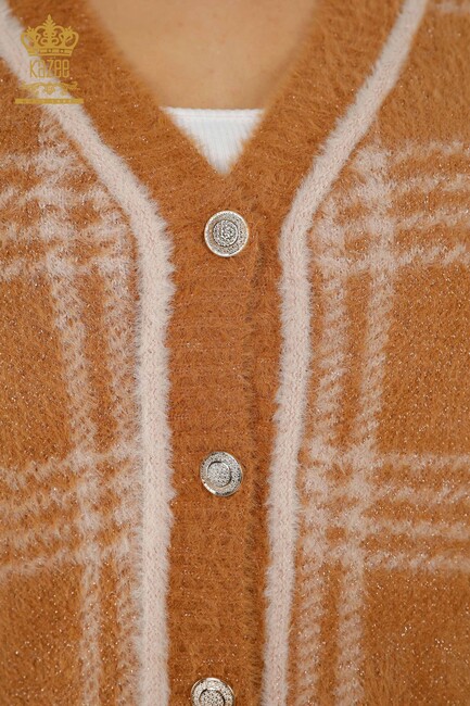 Women's Cardigan Buttoned Beige - 30177 | KAZEE - Thumbnail