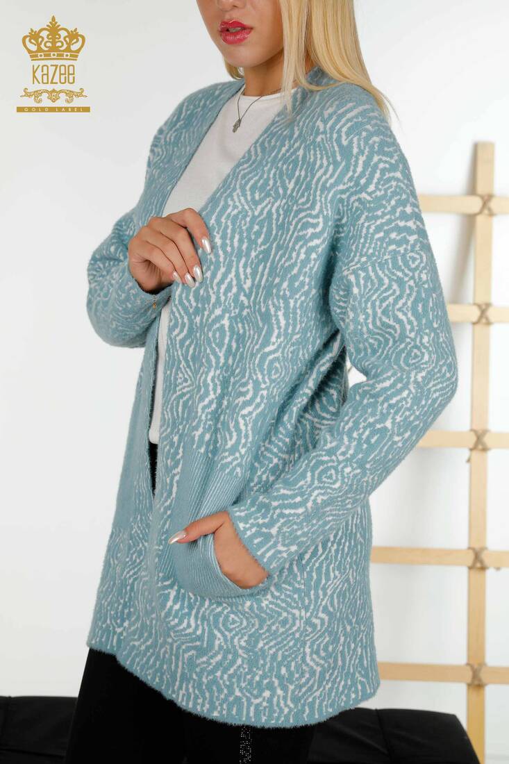 Women's Cardigan Pocket Detailed Mint - 30121 | KAZEE