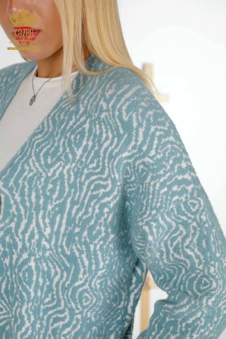 Women's Cardigan Pocket Detailed Mint - 30121 | KAZEE