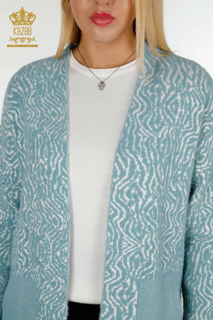 Women's Cardigan Pocket Detailed Mint - 30121 | KAZEE