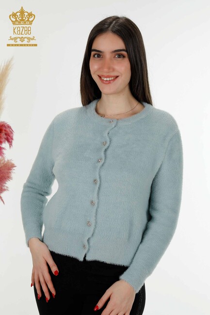 Women's Cardigan Stone Detailed Mint - 19099 | KAZEE - Thumbnail