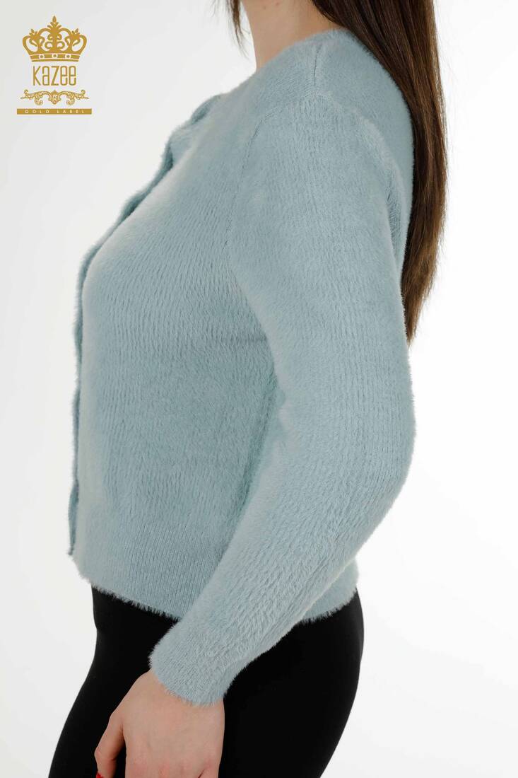 Women's Cardigan Stone Detailed Mint - 19099 | KAZEE