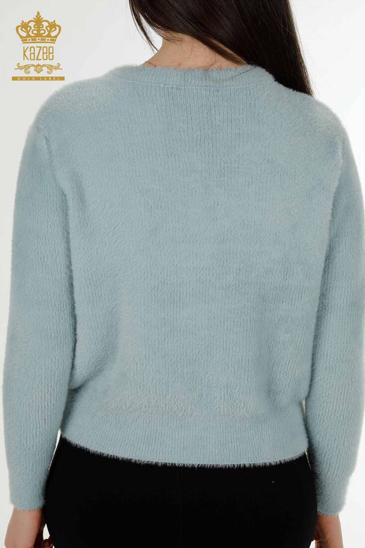 Women's Cardigan Stone Detailed Mint - 19099 | KAZEE