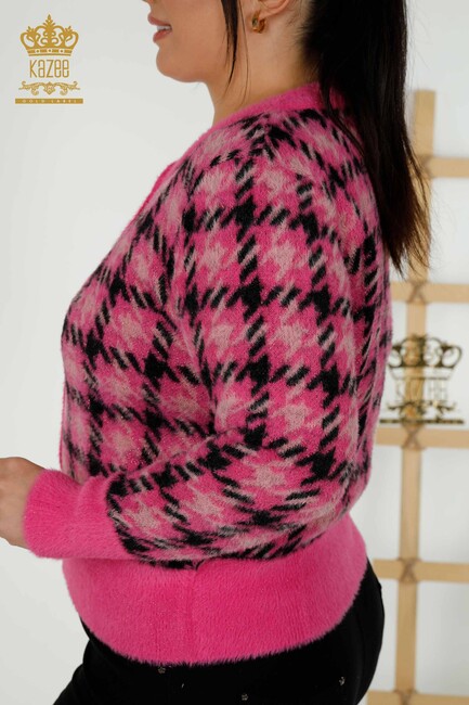 Women's Cardigan Two-tone Fuchsia - 30128 | KAZEE - Thumbnail