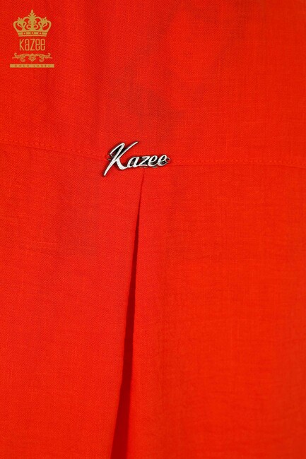 Women's Dress Pocket Detailed Orange - 20384 | KAZEE - Thumbnail