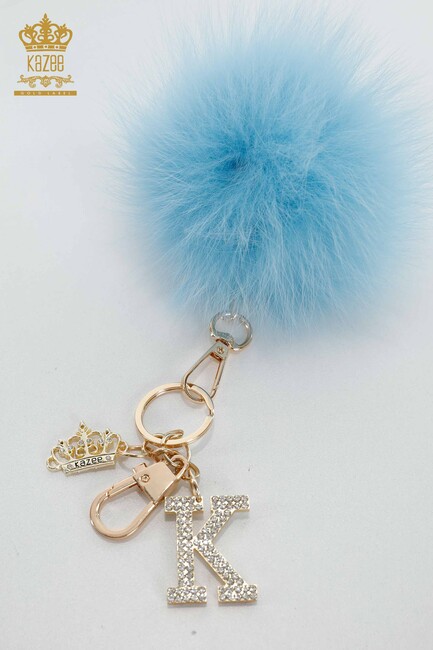 Women's Feather Keychain Blue - 522 | Kazee - Thumbnail