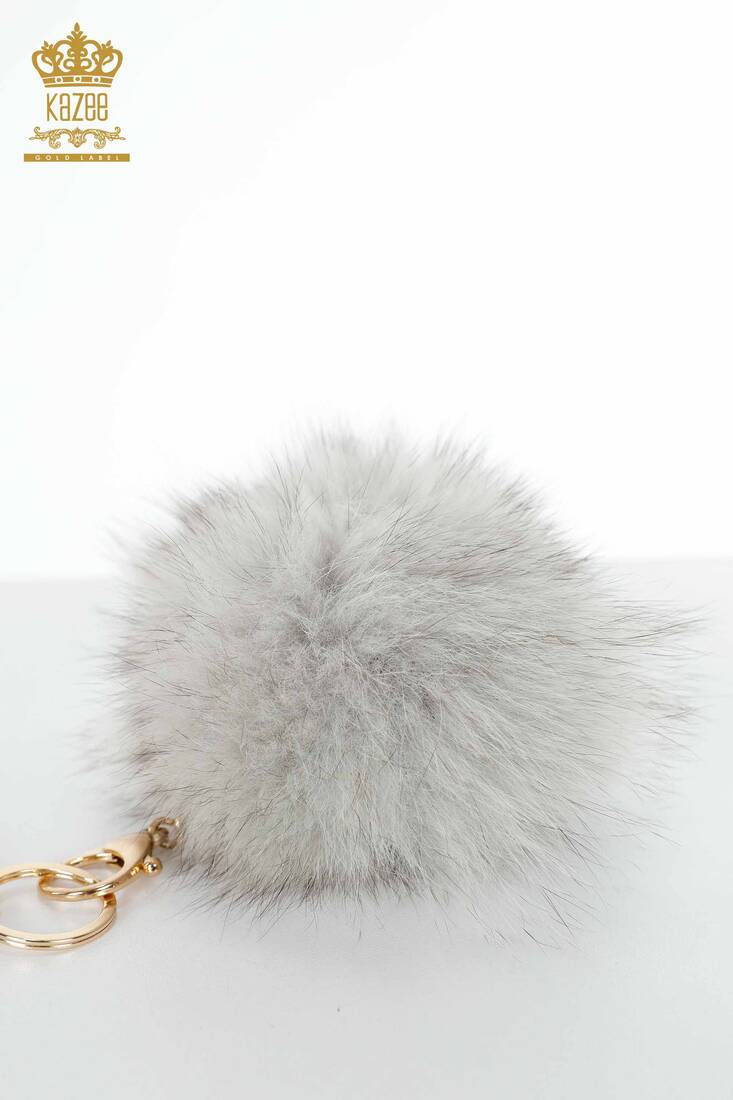 Women's Feather Keychain Gray - 522 | Kazee