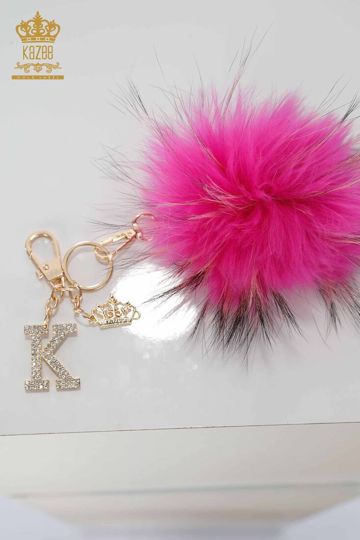 Women's Feather Keychain Pink - 522 | Kazee